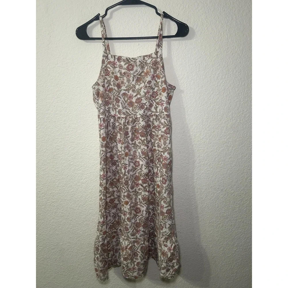 Old Navy Girls Floral Sleeveless Dress XXL Girly Flowy Maxi Summer Beach Vacati‎